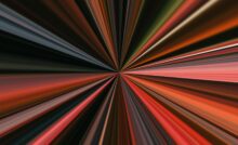 Abstract colorful retro poster